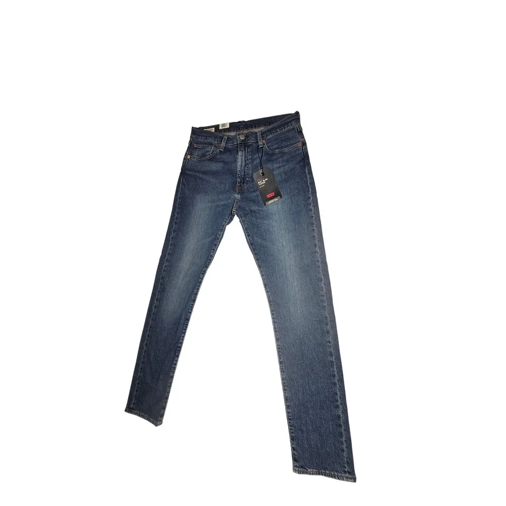 Levi's 512 Slim Taper Mens 33x34 Blue Denim Stretch Jeans 288330850 Premium